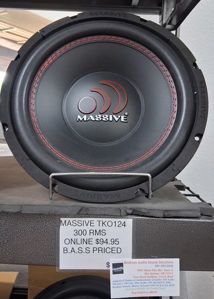 MASSIVE AUDIO TKO12D4 FRONT - MUST BE PICKED UP @ BOXBOYS 501-655-0442